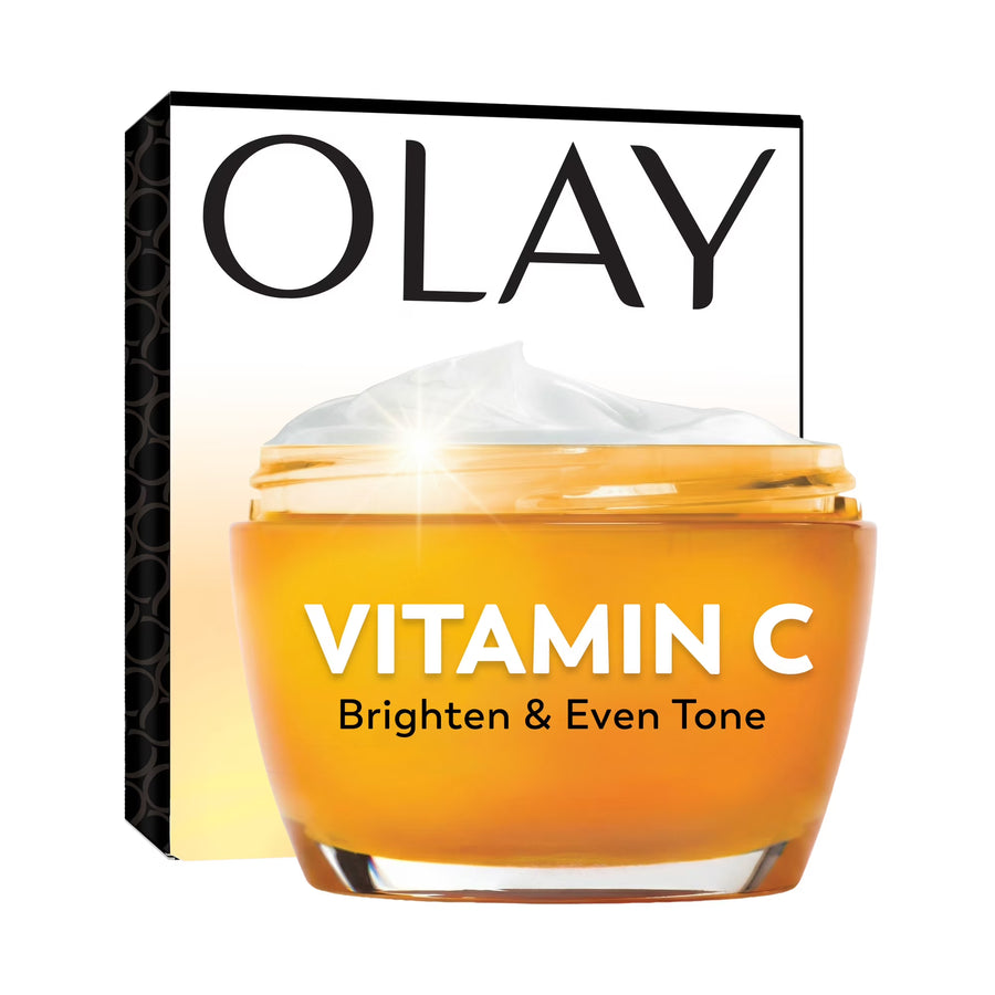Olay Vitamin C Brightening Light Weight Moisturizer, Hydrates & Evens Tone, 1.7 oz