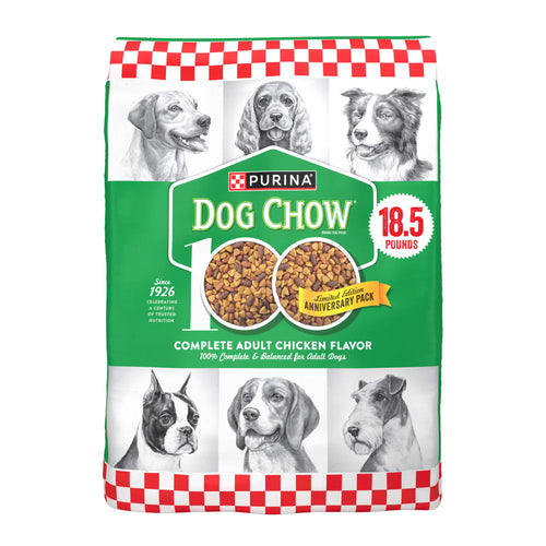 Purina Dog Chow Complete, Dry Dog Food for Adult Dogs High Protein, Real Chicken, 18.5 lb Bag