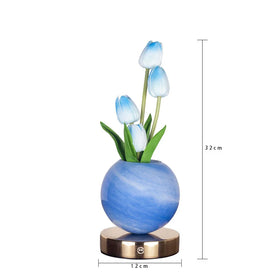 Tulip LED Night Light USB Rechargeable Floral Table Lamp