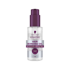 Schwarzkopf KERATIME Hair Bonding Oil for Strong, Smooth Hair, 1.7 fl oz