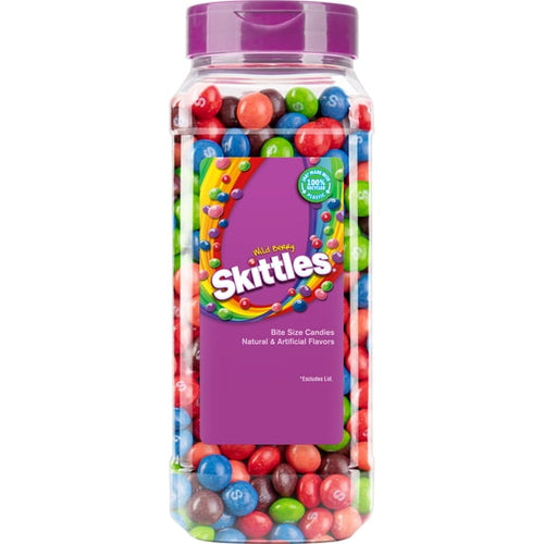 SKITTLES Wild Berry Chewy Candy – 30 oz Resealable Jar
