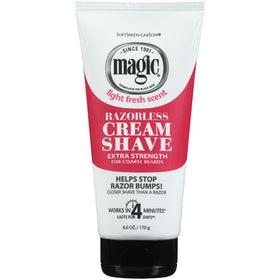 Softsheen-Carson Magic Shave Hair Removal Cream for Men, Extra Strength Depilatory Cream, 6 oz