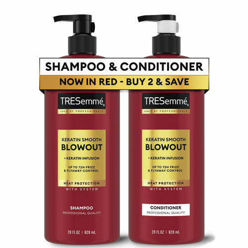 Tresemme Shampoo & Conditioner Keratin Smooth, 28 Fl oz 2 Count