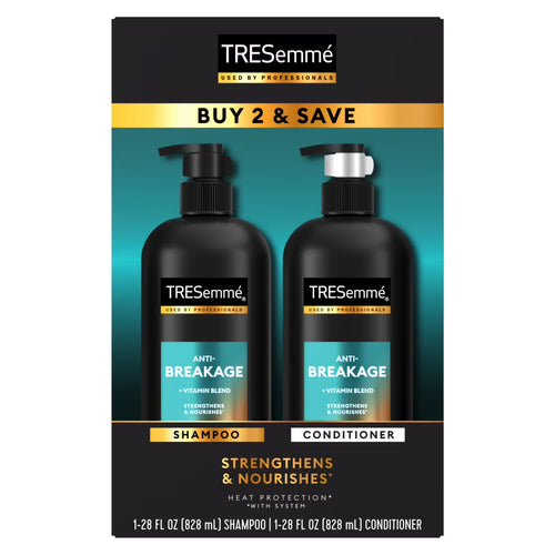 TRESemmé Shampoo And Conditioner Anti-Breakage, 28 fl oz, 2 Count