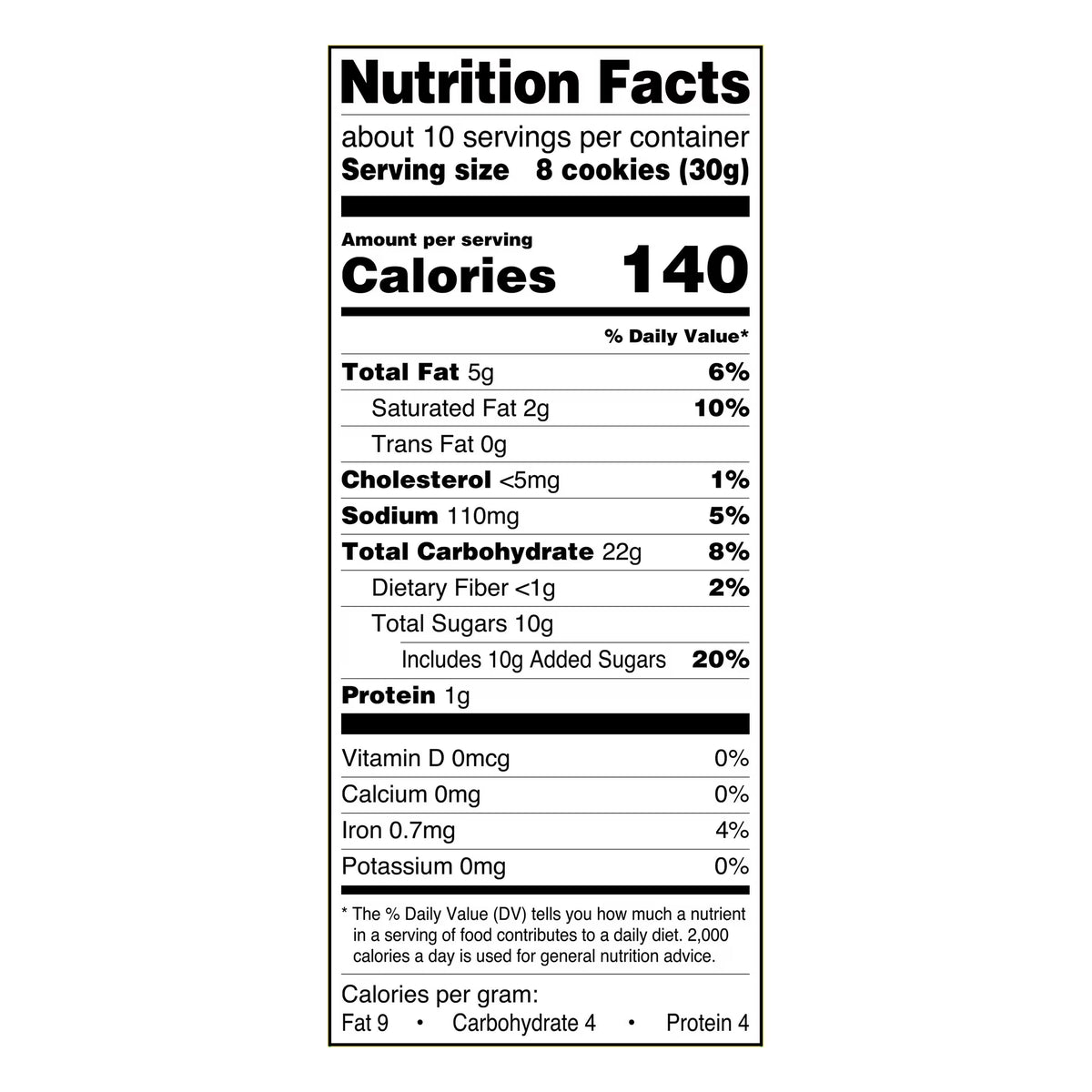 Great Value Vanilla Wafer Cookies, 11 oz, 1 Count