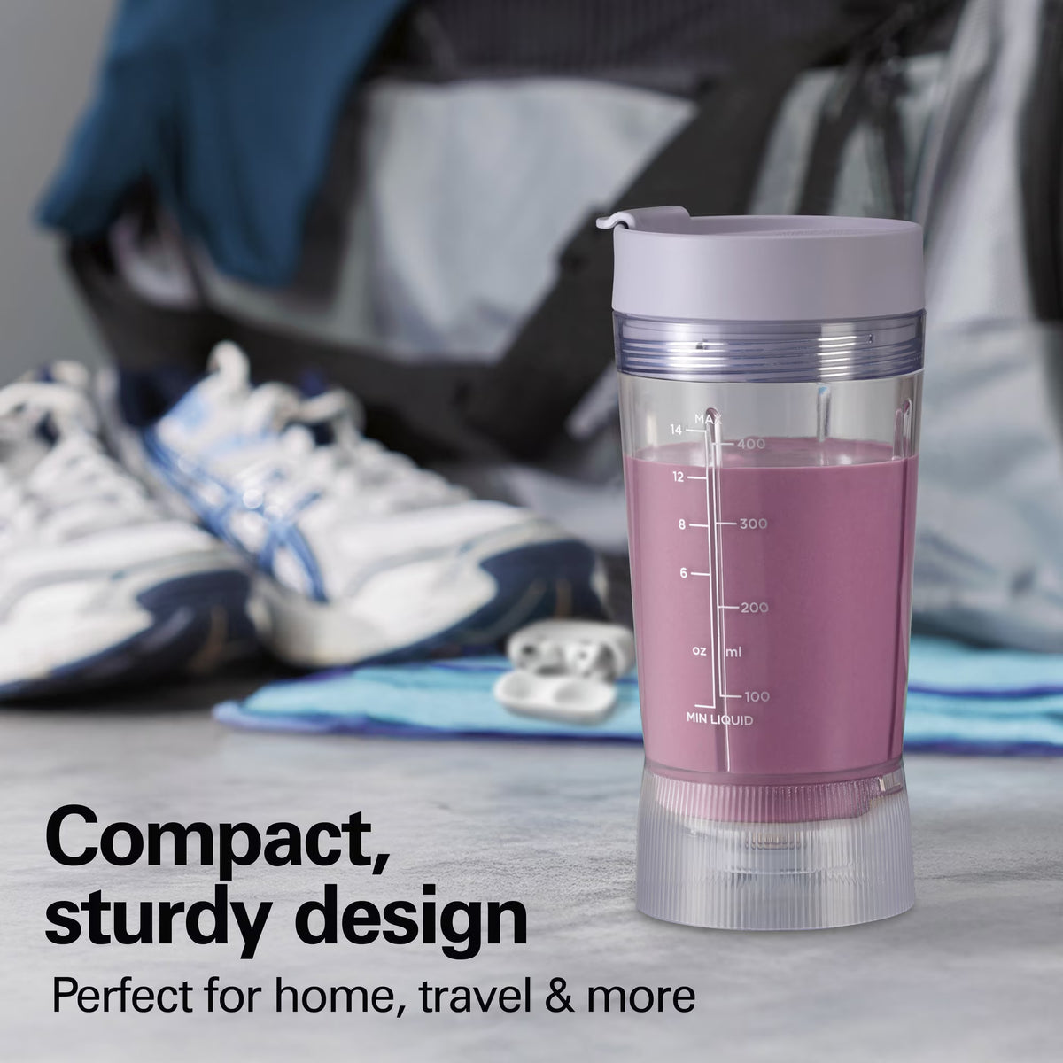 Hamilton Beach® Personal Blender with Leak-Proof Travel Lid, Light Purple
