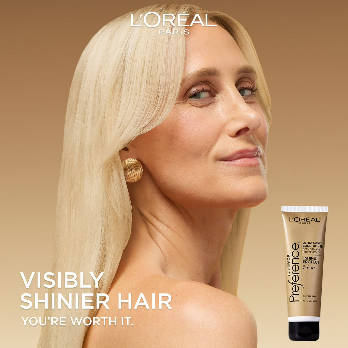L'Oreal Paris Superior Preference - Hair Color Shine Protect Care Conditioner, 4 fl oz