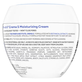 POND’S Crema S, Moisturizing Face Cream for Dry to Very Dry Skin – 1.75 oz