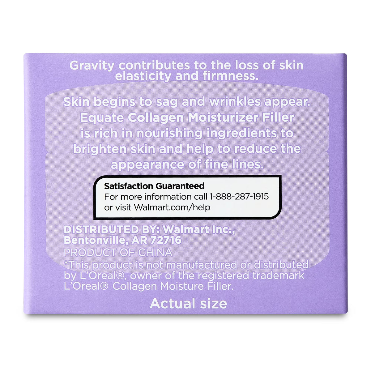Equate Collagen Moisturizer Day/Night Cream, 1.7 oz.