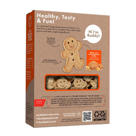 Buddy Biscuits Crunchy Dog Treats, Peanut Butter, 16 oz. Box
