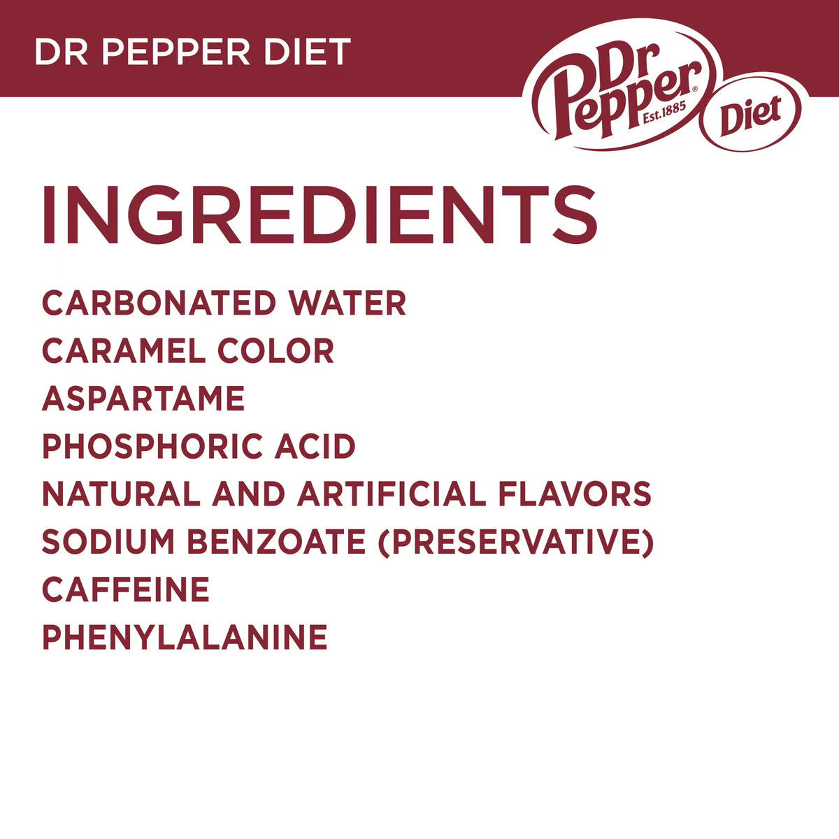Diet Dr Pepper Soda Pop, 16.9 fl oz, 6 Pack Bottles
