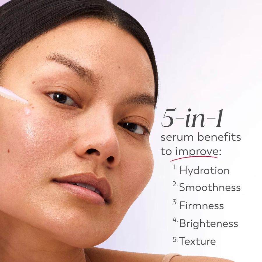 Olay Super Serum, 5-in-1 Skin Enhancing Face Serum, 1.0 oz, For Brightening Dull or Dry Skin