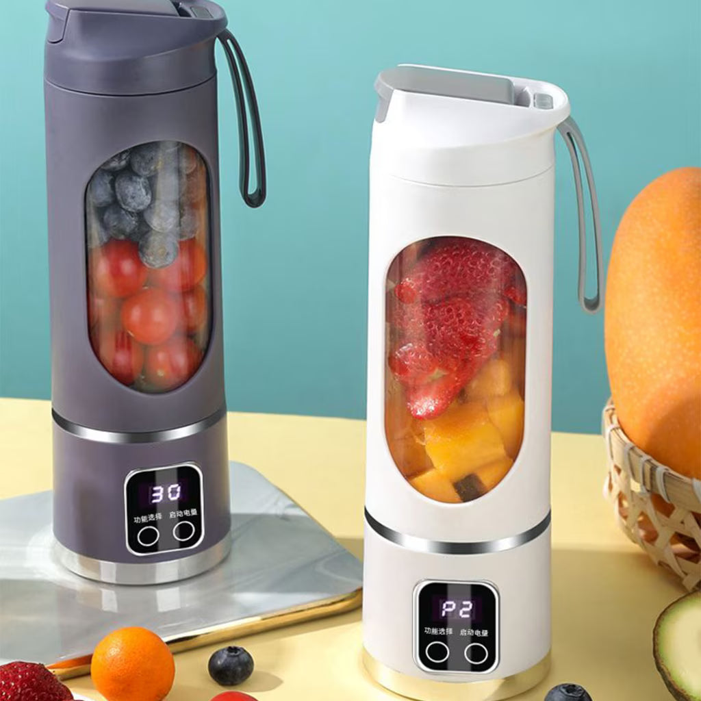 LUXRISEON Juicing Machine Digital Display Juicer Cup Powerful Motor Large Capacity Blender