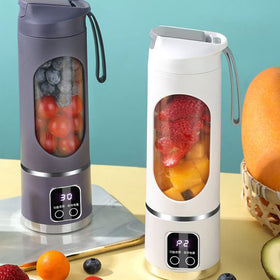 LUXRISEON Juicing Machine Digital Display Juicer Cup Powerful Motor Large Capacity Blender