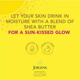 Jergens Natural Glow Wet Skin Moisturizer In-Shower Self Tanner Medium to Tan Skin, 7.5 fl oz
