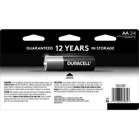 Duracell Coppertop AA Alkaline Batteries 24/PK