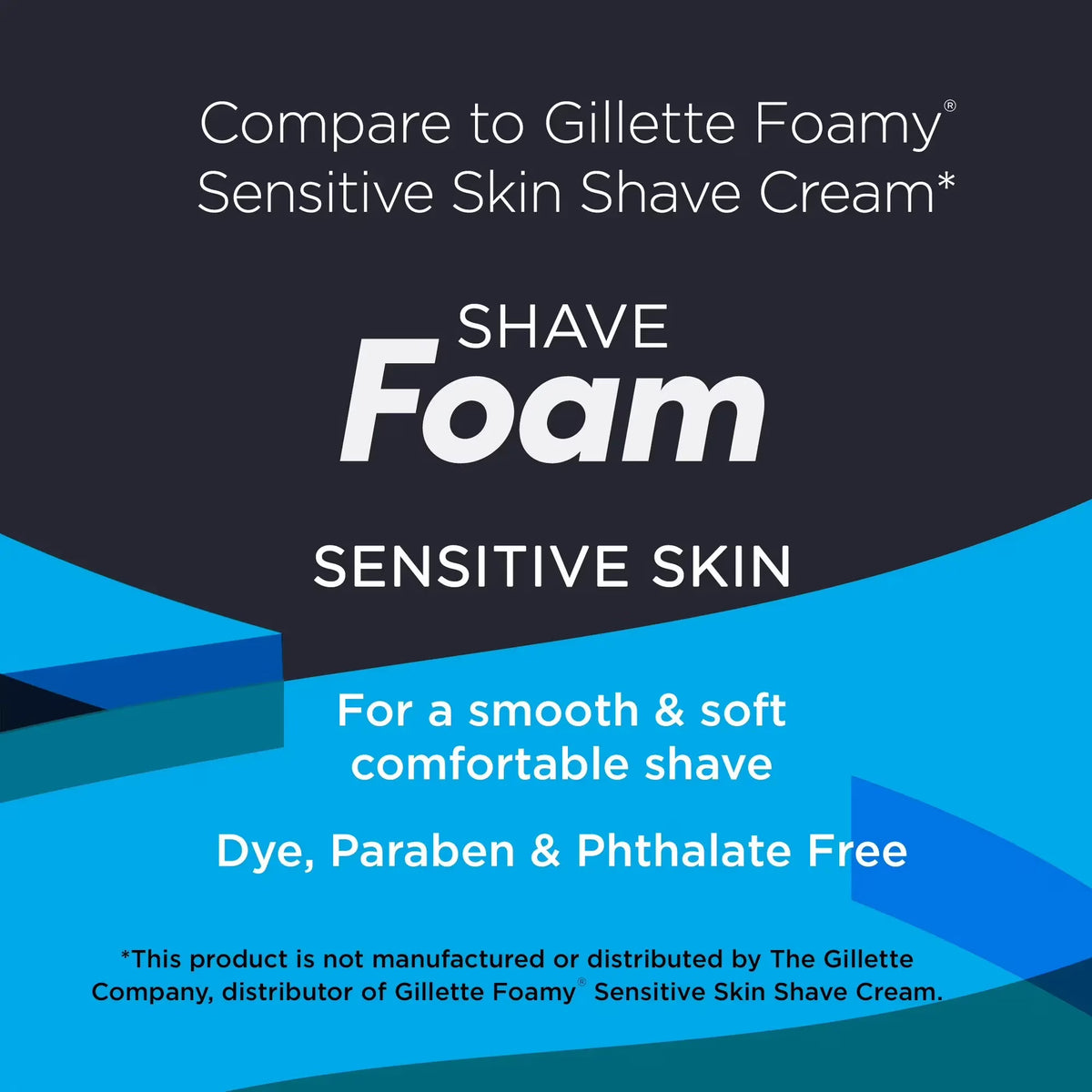 Equate Men's Sensitive Skin Shave Foam, 10 oz