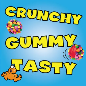 NERDS Gummy Clusters, Candy, Rainbow, Crunchy and Gummy, 8 oz Bag