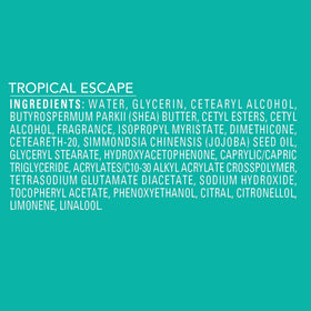 Jergens Shea Fusion Tropical Escape Scented Body Lotion with Shea Butter & Vitamin E for 24-Hour
