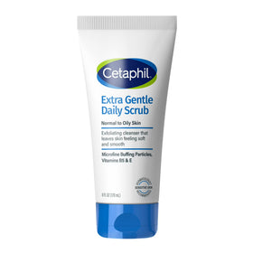 Cetaphil Extra Gentle Daily Face Scrub, Exfoliates & Cleanses, Sensitive Skin, 6 fl oz