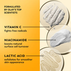 Olay Vitamin C Brightening Light Weight Moisturizer, Hydrates & Evens Tone, 1.7 oz