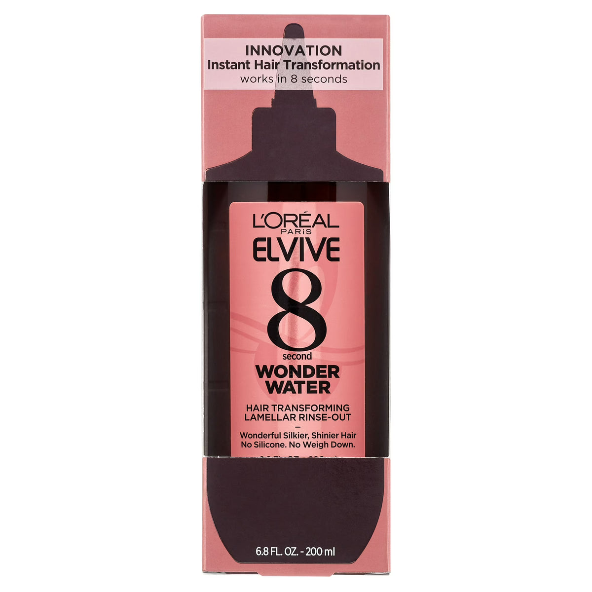 L'Oreal Paris Elvive Wonder Water Lamellar Rinse-out Treatment, for Damaged Hair, 6.8 fl oz, Light Weight