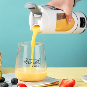 LUXRISEON Juicing Machine Digital Display Juicer Cup Powerful Motor Large Capacity Blender