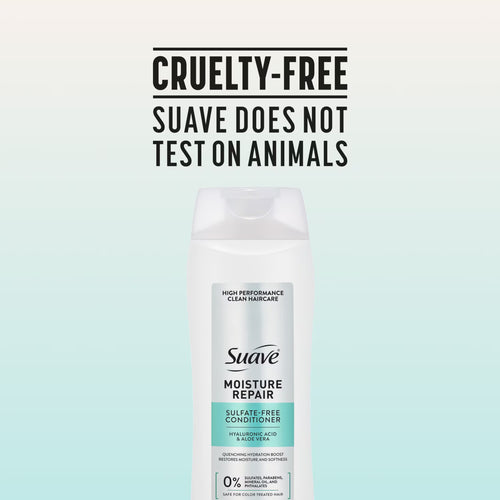 Suave Moisture Repair Sulfate-Free Conditioner with Hyaluronic Acid & Aloe Vera, 18 FL OZ