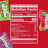 Skittles Original, Wild Berry & Sour Fun Size Chewy Candy, Party Size - 26.46 oz Bulk Bag