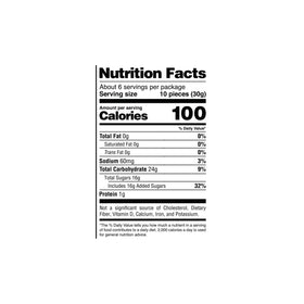 Sour Strips Bites Strawbango Flavored Chewy, Sour Candy Bag, 6.35 oz