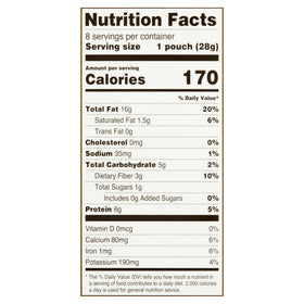 Great Value Lightly Salted Roasted Almonds, 1 oz, 8 Count