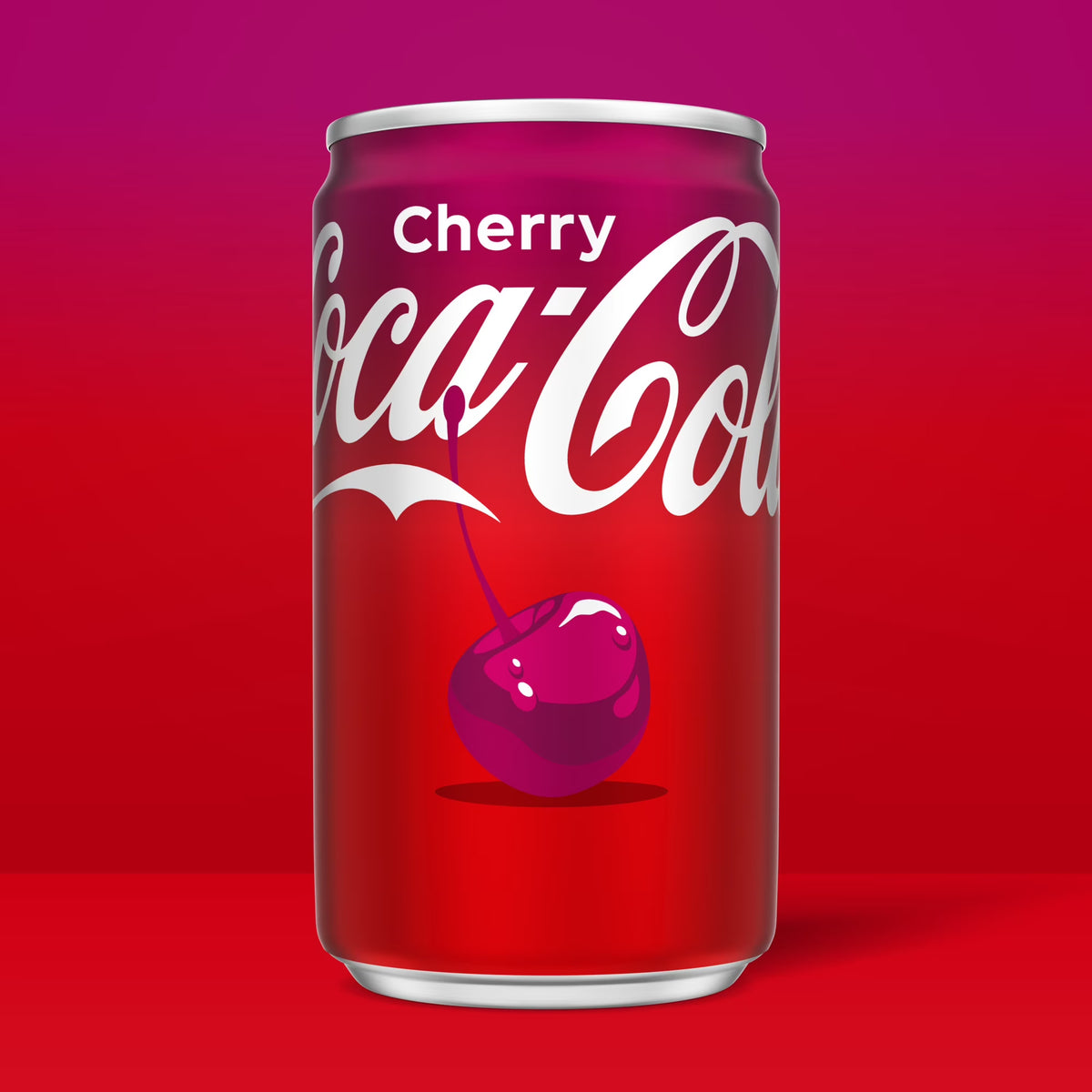 Coca-Cola Cherry Soda Pop Mini Cans, 7.5 fl oz, 6 Pack