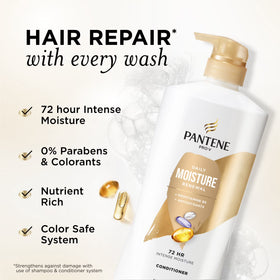 Pantene Pro-V Conditioner Daily Moisture Renewal, All Hair Types, 25.1 fl oz