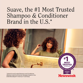 Suave Essentials Daily Clarifying Shampoo, Deep Cleansing for All Hair Types, 22.5 FL OZ