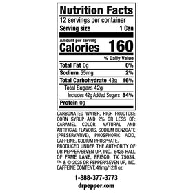 Dr Pepper Cherry Soda Pop, 12 fl oz, 12 Pack Cans