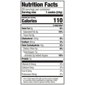 Little Dutch Boy Bakery Semi-Sweet Baked Soft Chocolate Chip Cookies, Family Size, 28 Count, 24 oz, Ready to Serve