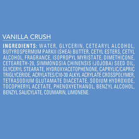 Jergens Shea Fusion Vanilla Crush Scented Body Lotion, Moisturizer for Dry Skin, 14 fl oz