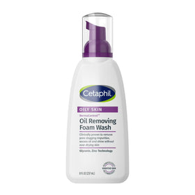Cetaphil Derma Control Oil Removing Foam Wash for Oliy, Sensitive Skin, 8 oz