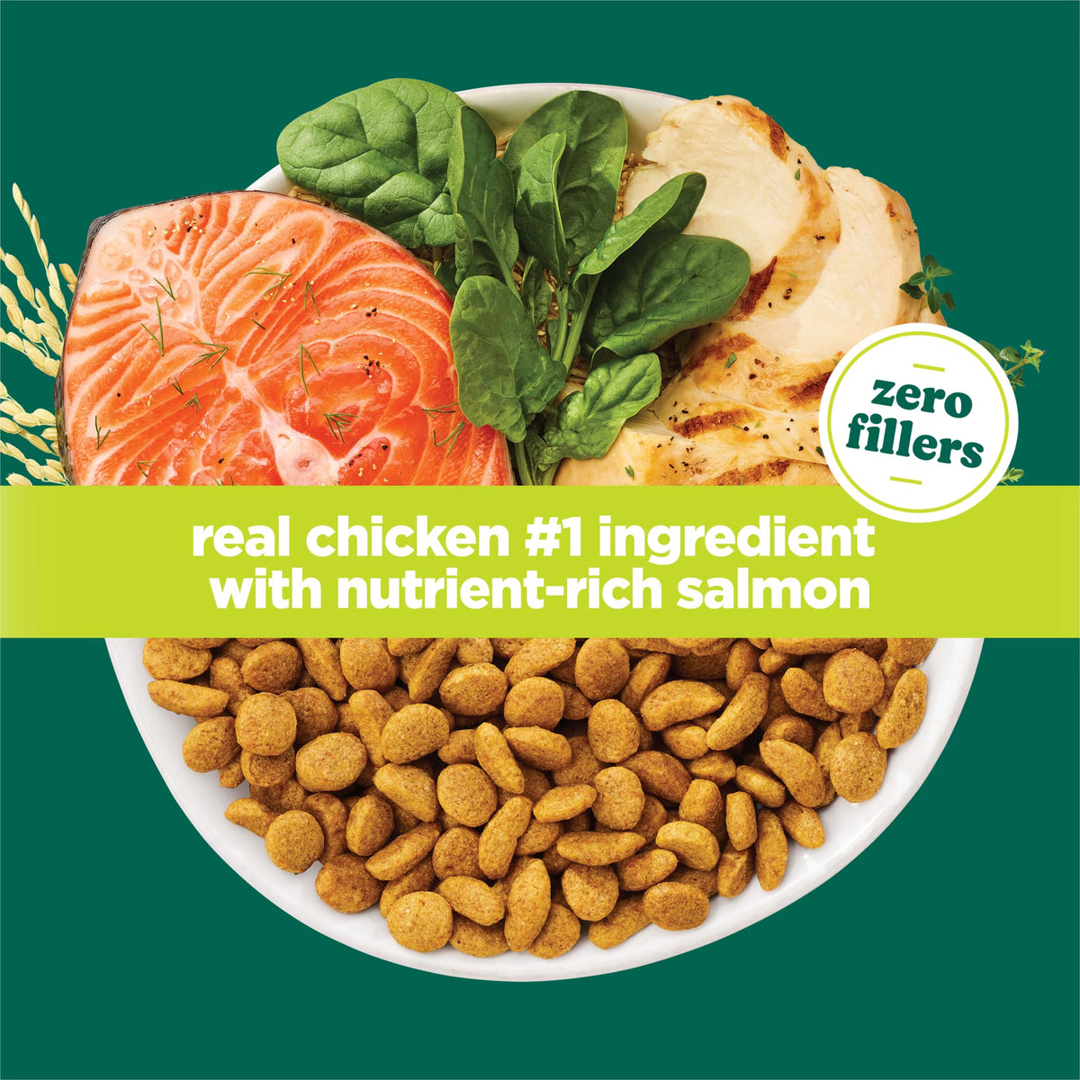 Purina Cat Chow Naturals Chicken Flavor Dry Cat Food, 18 lb Bag