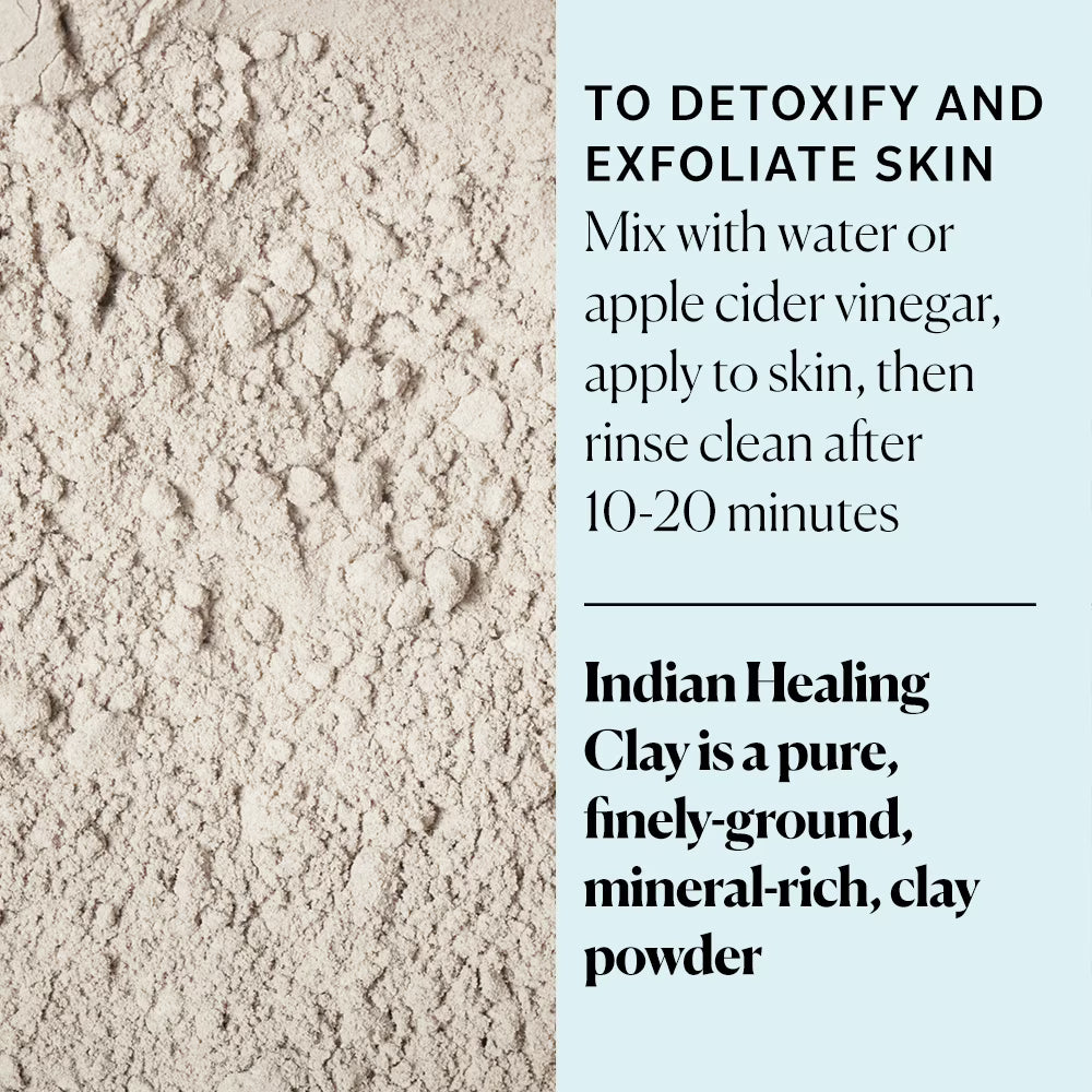 Sky Organics Indian Healing Clay with Detoxifying Bentonite Clay, 16 oz.