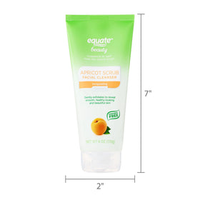 Equate Apricot Scrub Facial Cleanser, 6 oz