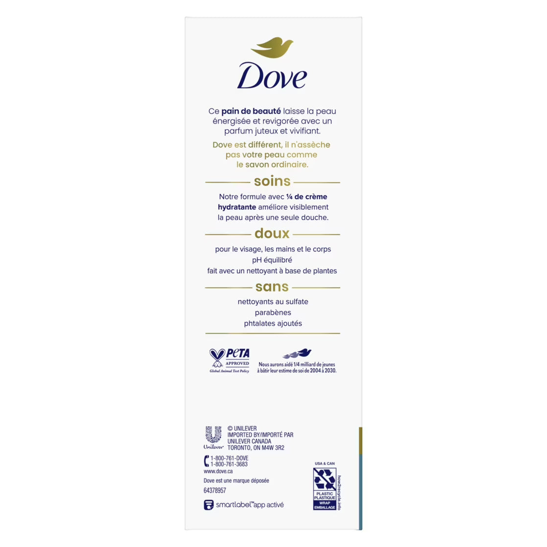 Dove Beauty Bar Women's Bath Soap Awakening Pear & Aloe, 3.75 oz 8 Bars