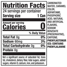 Diet Dr Pepper Soda Pop, 12 fl oz, 24 Pack Cans