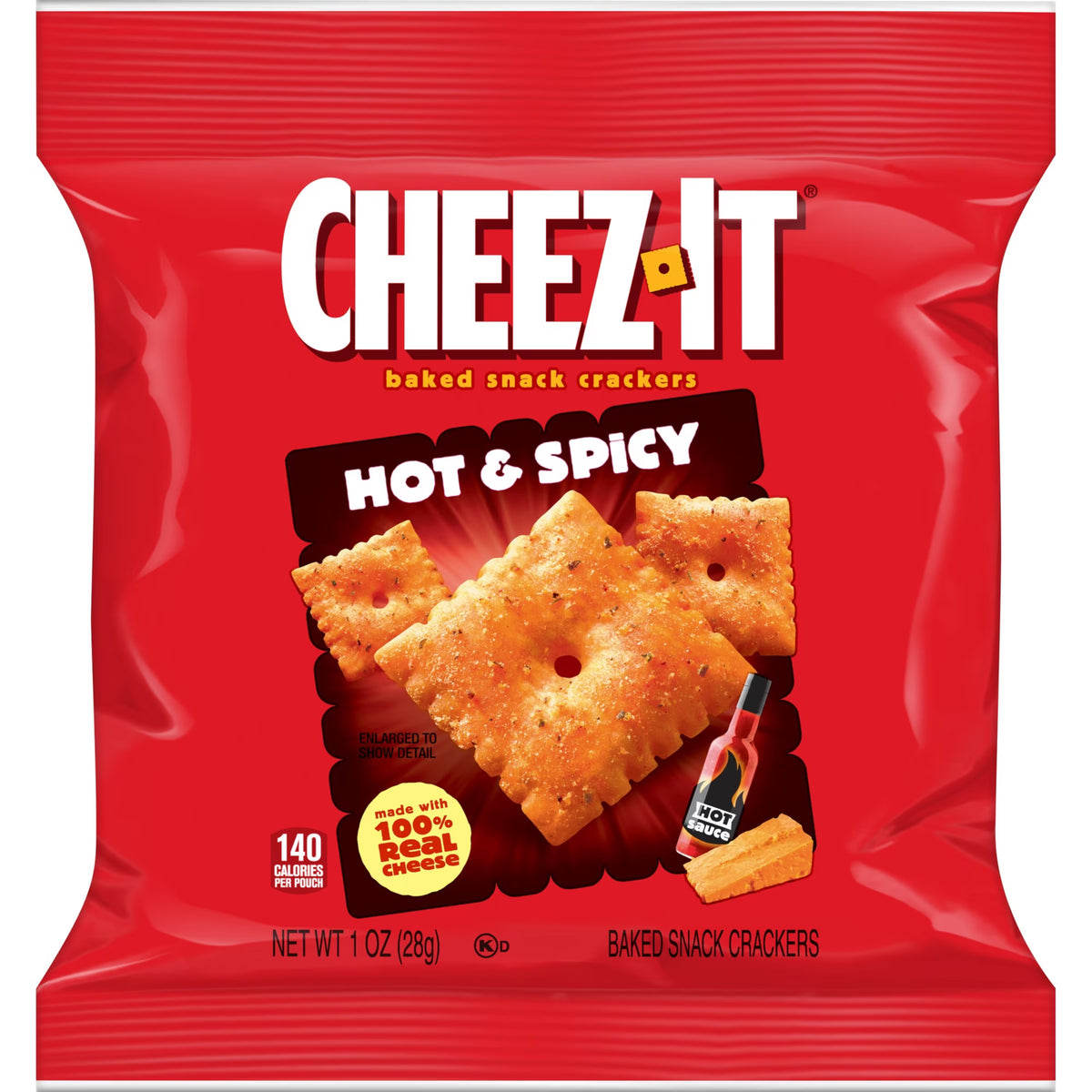 Cheez-It Variety Pack Baked Snack Crackers, Lunch Snacks, 20 Count