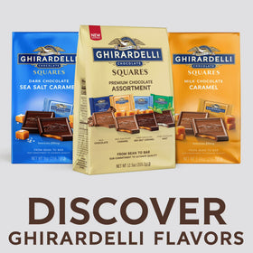 GHIRARDELLI Premium Chocolate Assortment SQUARES, 12.5 oz Bag