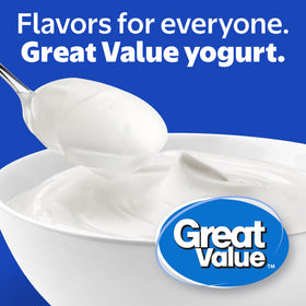 Great Value Plain Nonfat Greek Yogurt, 5.3 oz Individual Cup