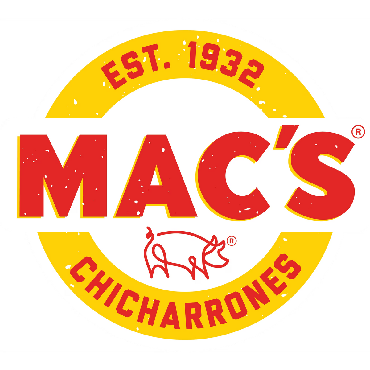 Mac's Original Chicharrones Pork Rinds, Pork Skins, 4 oz Bag