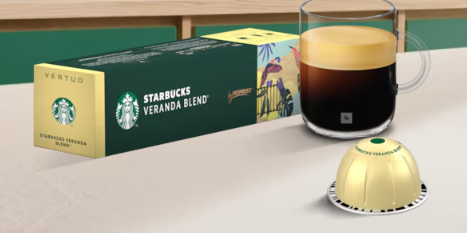 Vertuo  Starbucks® by Nespresso  Starbucks® Veranda Blend Toasted Malt & Baking Chocolate Notes