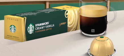 Vertuo  Starbucks® by Nespresso  Starbucks® Creamy Vanilla Sweet Vanilla & Shortbread Notes
